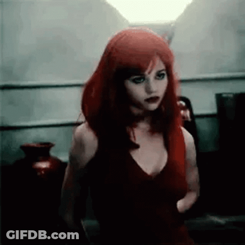 Gorgeous India Eisley Red Hair GIF