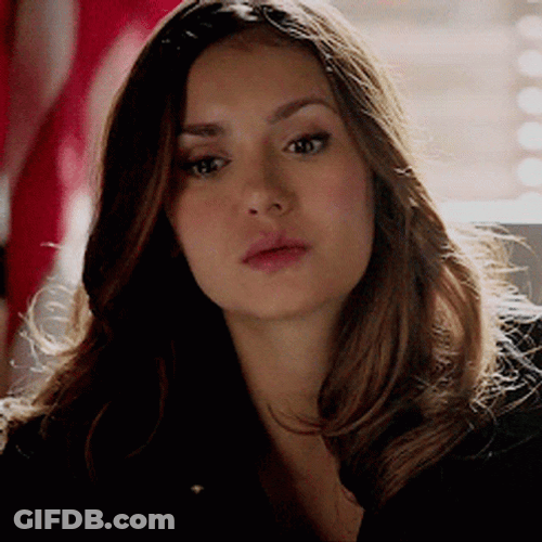 Gorgeous Nina Dobrev Rolling Eyes GIF