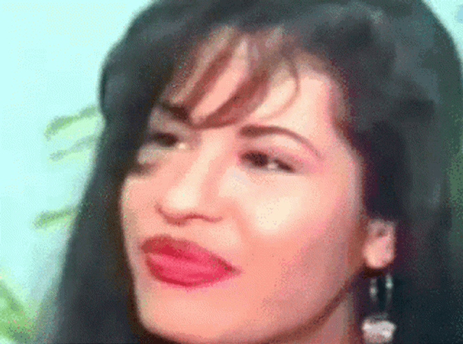 Gorgeous Selena Quintanilla Smiling GIF