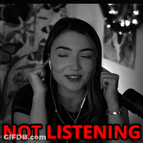 Gorgeous Skyytea Not Listening GIF