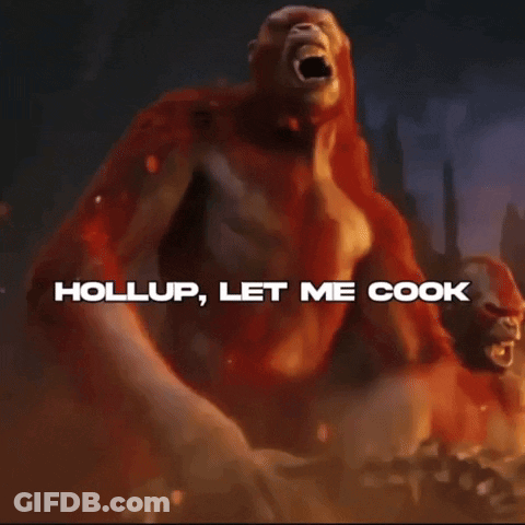 Gorilla Painting Hollup Let Me Cook GIF