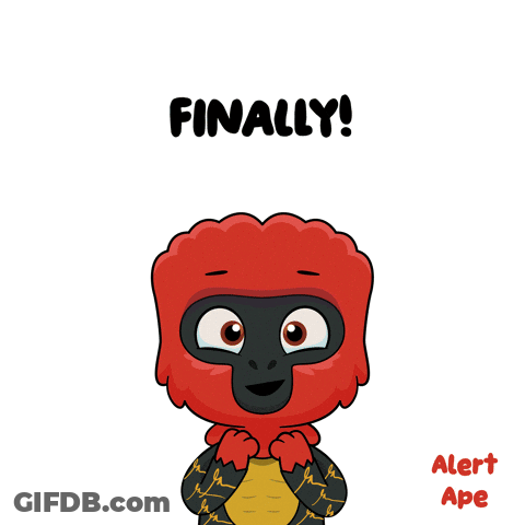 Gorilla Saying Finally Yes GIF