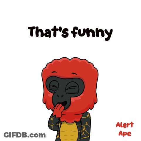 Gorilla Saying That's Funny Alert Ape GIF