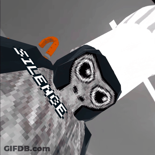 Gorilla Silence I Kill You GIF