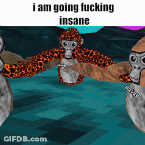 Gorilla Tag Group Feels Like Crazy GIF