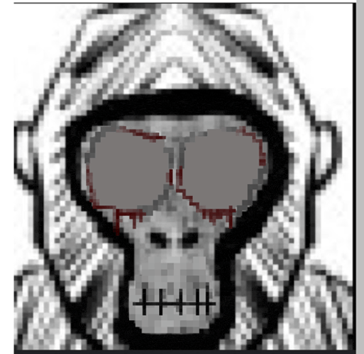 Gorilla Tag Horror Face Clouds Gorilla Horror Meme GIF