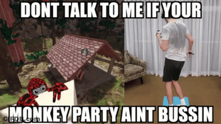Gorilla Tag Party Are Not Bussin GIF