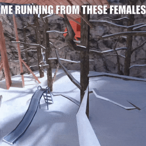 Gorilla Tag Staying Away From Females GIF