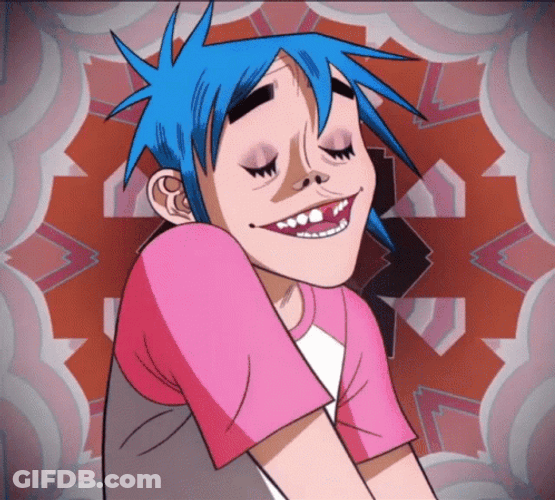 Gorillaz Beautiful Ai Art GIF