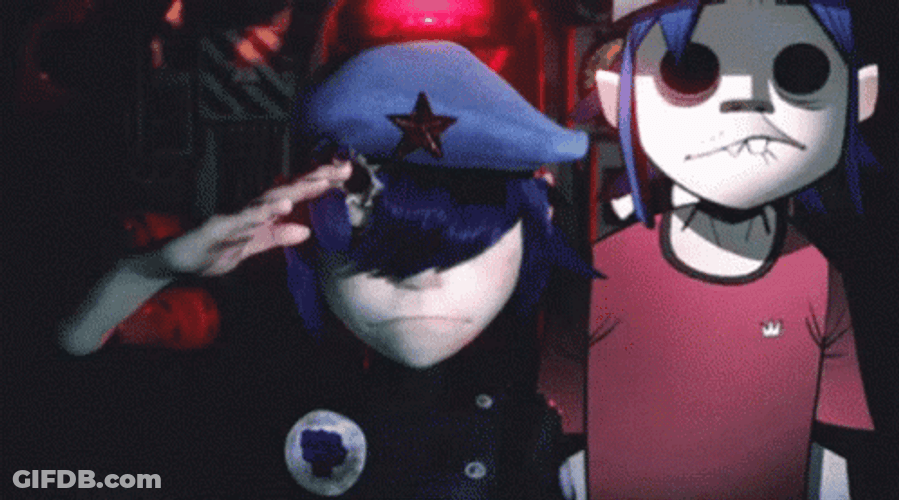 Gorillaz Confused Reaction GIF