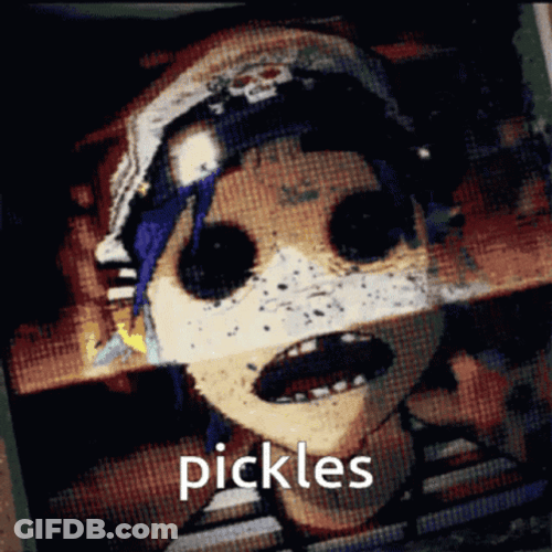 Gorillaz Talk To Me Pickles GIF