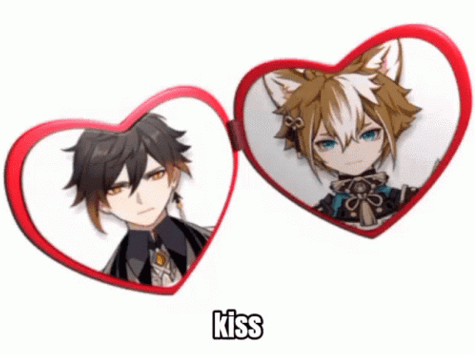 Gorou Genshin In Locket Heart GIF