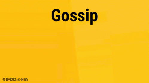 Gossip Alert Sign GIF