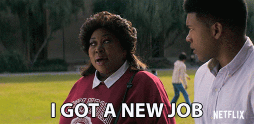 Got A New Job Kia Stevens Excited Glow GIF