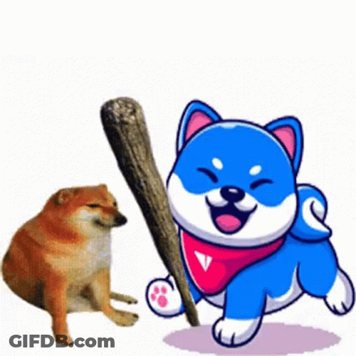 Got Hit By A Cat Doge Meme GIF