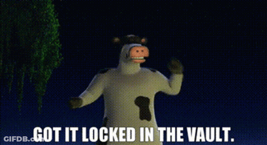 Got It Locked In The Vault GIF