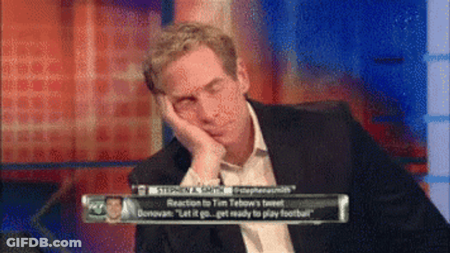 Got Sleepy During Espn Live GIF