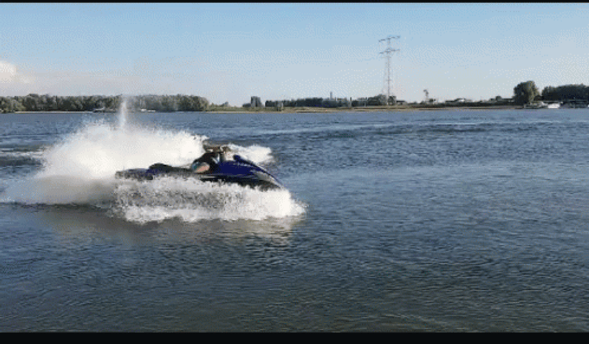 Got Splashed By Motorboat GIF
