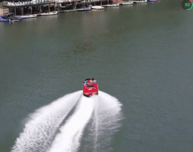 Got Splashed Motorboat GIF
