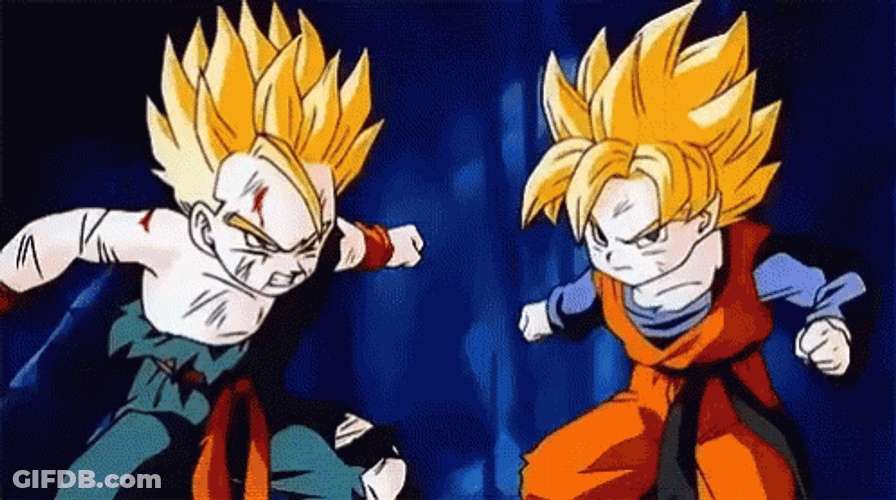 Goten Trunks Power GIF