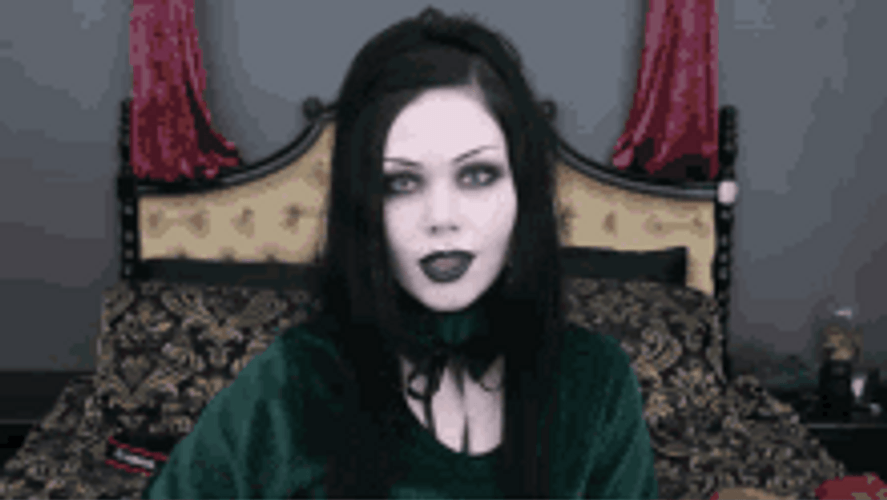 Goth Fashion Model GIF