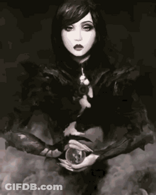 Goth Girl Wallpaper GIF