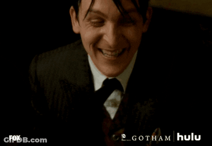 Gotham Man Laughing Muahahaha GIF