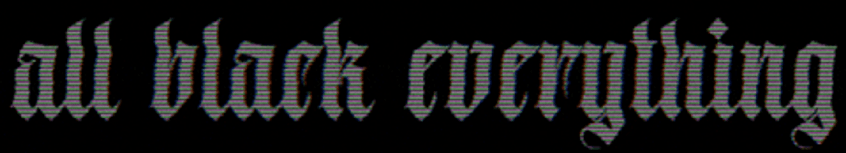 Gothic All Black Everything GIF