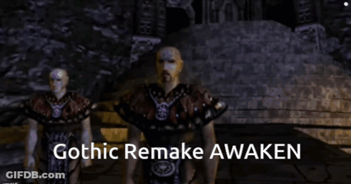 Gothic Remake Awaken Video Game Screenshot GIF