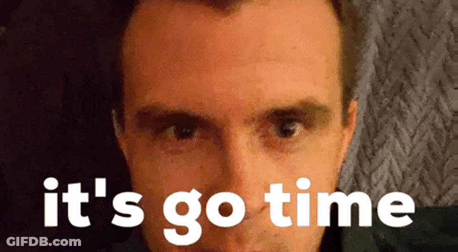 Gotim White Dude Serious It's Go Time GIF