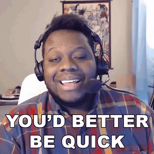 Gotta Be Quicker Than That Better Be Quick John Finch GIF
