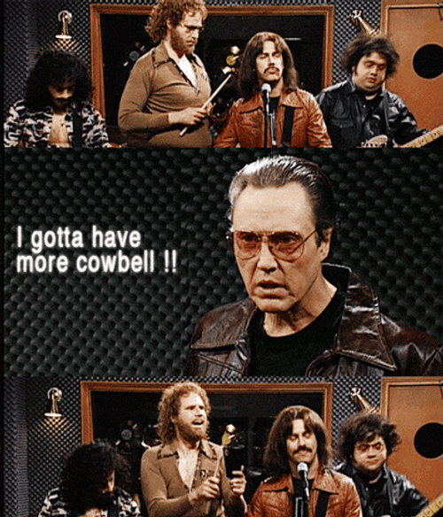 Gotta Have More Cowbell GIF