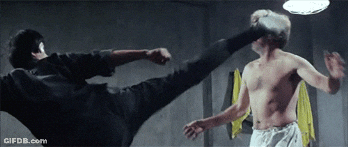 Gotta Kick It Up Your Opponent GIF