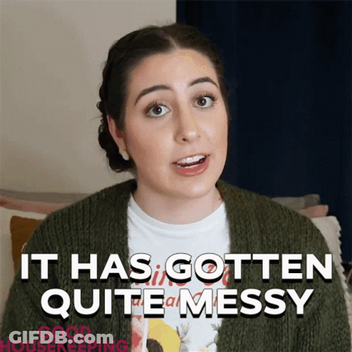 Gotten Quite Messy Lauren DeThomasis GIF