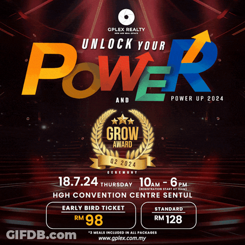 Gplex Realty Unlock Your Power And Power Up 2024 GIF
