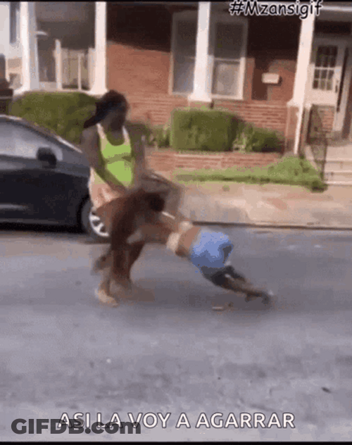Grab Her Hair Pull GIF