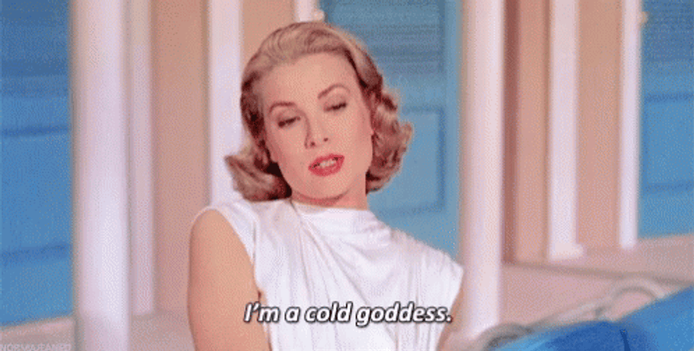 Grace Kelly As Cold Goddess GIF