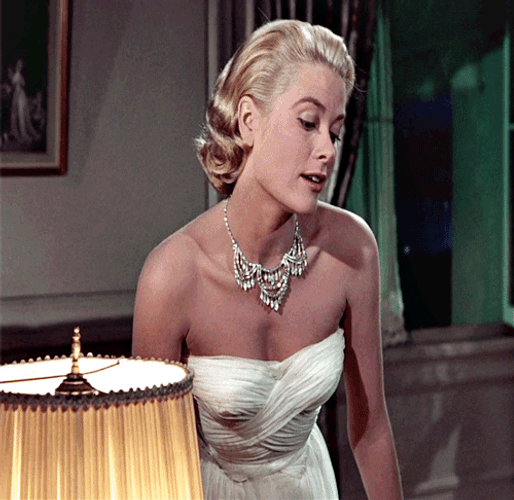 Grace Kelly With Flickering Lamp GIF