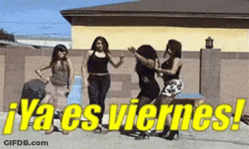 Gracias A Dios Es Viernes GIF