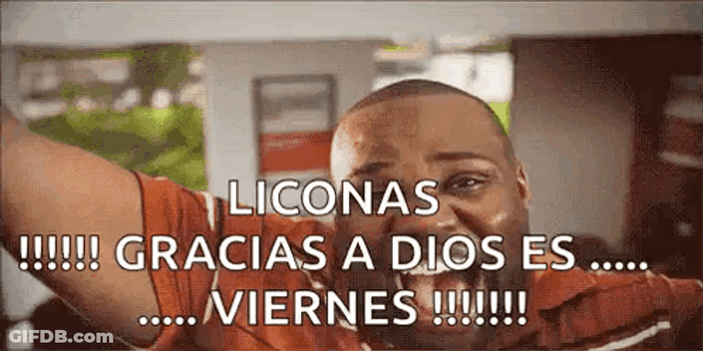 Gracias A Dios Es Viernes GIF