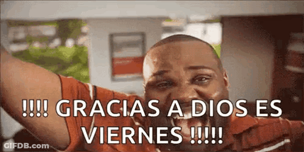 Gracias A Dios Es Viernes GIF
