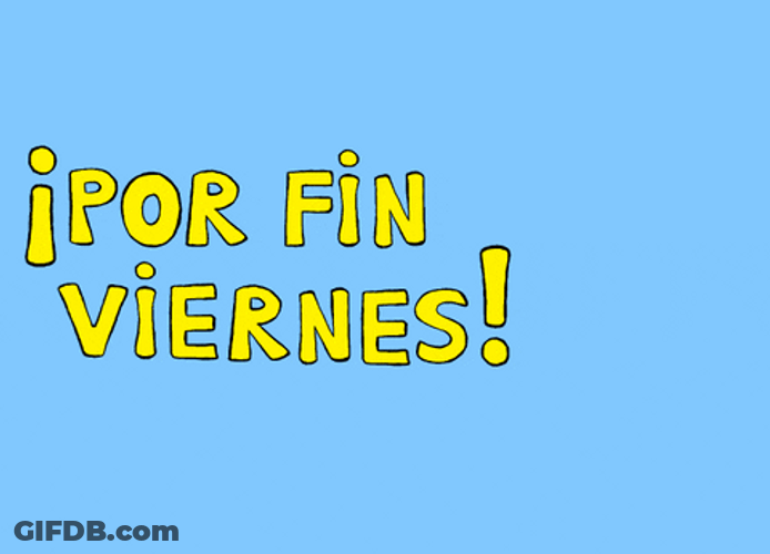 Gracias A Dios Es Viernes GIF