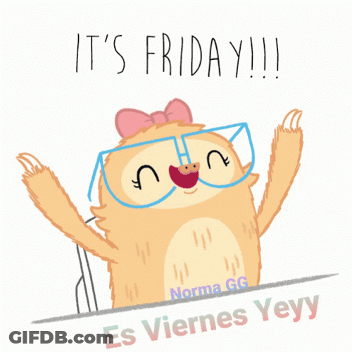 Gracias A Dios Es Viernes GIF