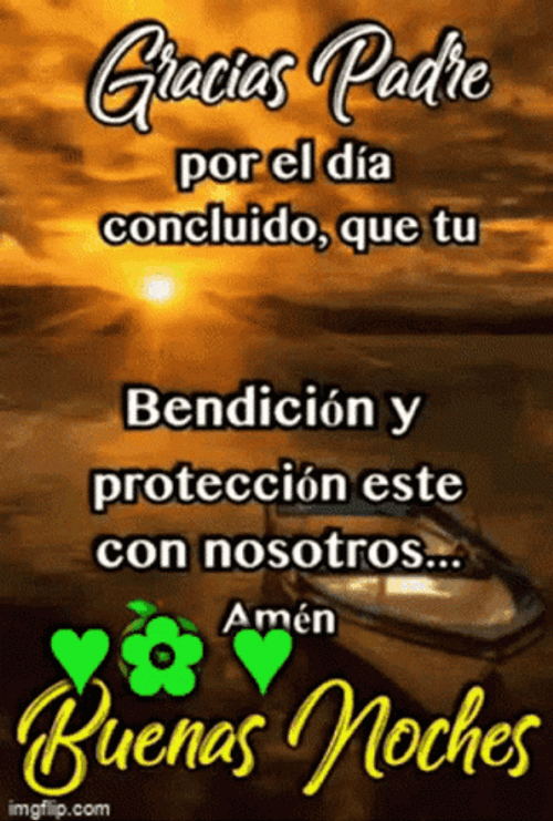 Gracias Padre Feliz Noche GIF