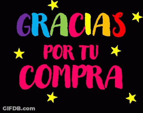 Gracias Por Tu Compra Sign GIF