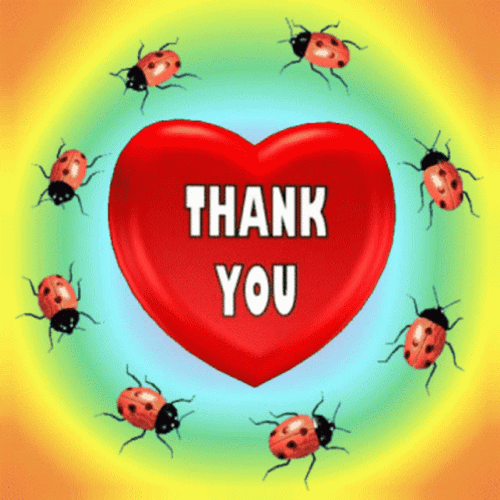 Gracias Spinning Thank You Heart GIF