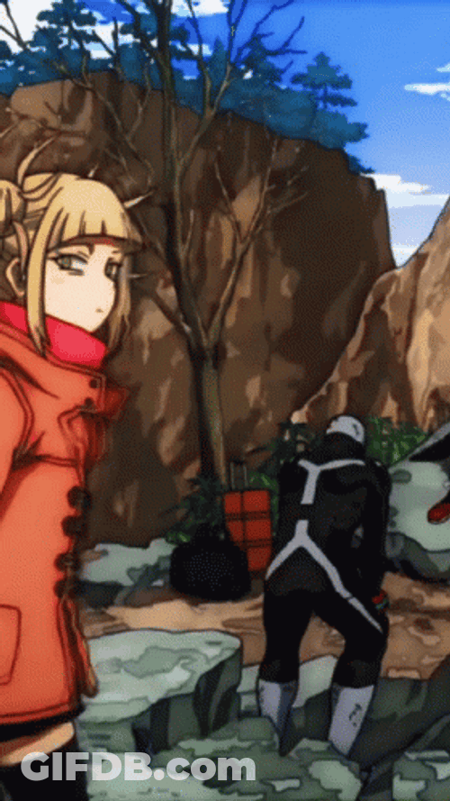 Graciously Walking Toga Himiko GIF