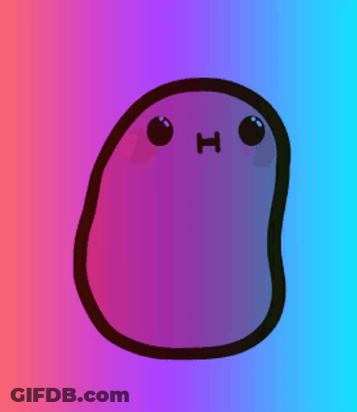 Gradient Color Potato GIF