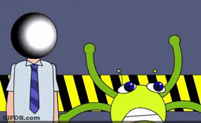 Gradient Joe Bugbo Question Mark GIF