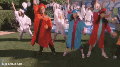Graduates Dancing In Field GIF